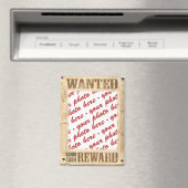 WANTEDポスター写真フレーム マグネット (インサイチュ (食洗機))