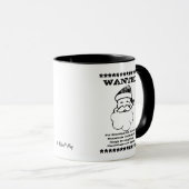 WANTED （サンタクロース） - A MisterP Mug マグカップ (正面右)
