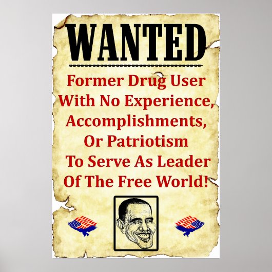 Wanted ポスター (正面)