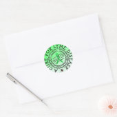 Wanted: A Cure for Lyme Disease STICKERS ラウンドシール (封筒)