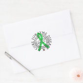 Wanted: A Cure for Lyme Disease STICKERS ラウンドシール (封筒)
