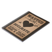 WANTED ALIVE: SOULMATEノートブック ノートブック (左側)