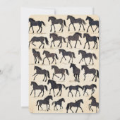 WANTED Cowboy Birthday Party – ライディングカウボーイ 招待状 (裏面)