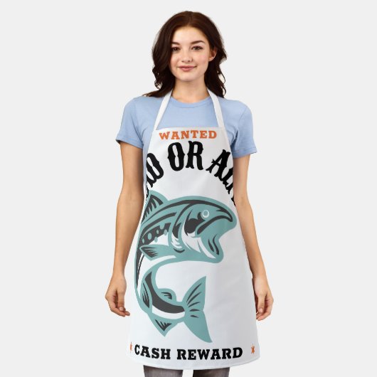 Wanted DeadまたはAliveの賞金 エプロン (着用した状態)