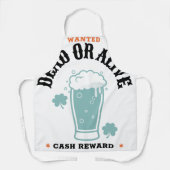Wanted DeadまたはAliveの賞金 エプロン (正面)