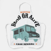 Wanted DeadまたはAliveの賞金 エプロン (正面)