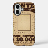 Wanted DeadまたはAlive iPhone 16ケース Case-Mate iPhoneケース (裏面)