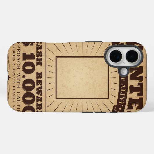 Wanted DeadまたはAlive iPhone 16ケース Case-Mate iPhoneケース (裏面 (横))