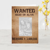 Wanted Dead Or Aliveフォトフレームカード カード (黄色い花)