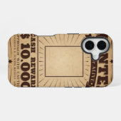 Wanted Dead or Alive iPhone 16 カバー (裏面横)