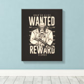 Wanted Dead Or Alive Mafia Canvas Print キャンバスプリント (インサイチュ (ウッドフロア))