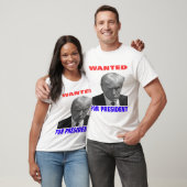 Wanted For President ---2024---Donald trump Tシャツ (ユニセックス)