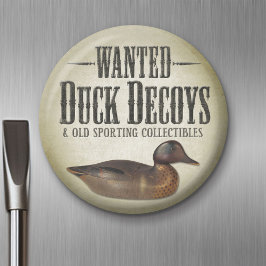 Wanted - Old Duck Decoys マグネット