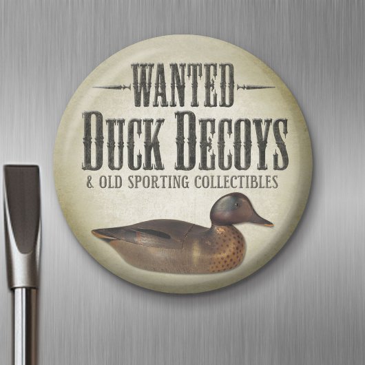 Wanted - Old Duck Decoys マグネット