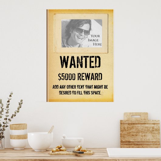 WANTED - Poster ポスター (キッチン)
