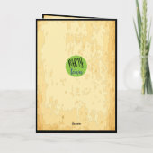 WANTED Poster 🤠 Cowboy Boots 結婚's サンキューカード (裏面)