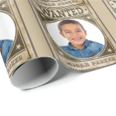 Wanted Poster Western Rodeo写真 ラッピングペーパー (ロールコーナー)