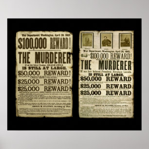 Wanted/Reward Poster Duo:ブース、スラット、ハロルド ポスター