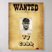 WANTED Ty Coob Print, Value Poster Paper (Matte) ポスター (正面)