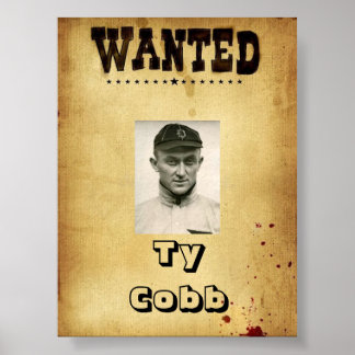 WANTED Ty Coob Print, Value Poster Paper (Matte) ポスター