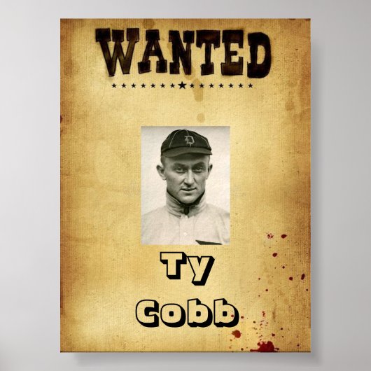 WANTED Ty Coob Print, Value Poster Paper (Matte) ポスター (正面)