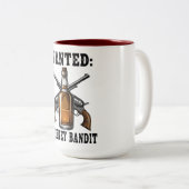 Wanted Whiskey Bandit ツートーンマグカップ (正面右)