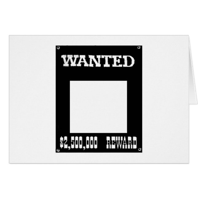 Wanted White The Museum Zazzle Gift (正面横)
