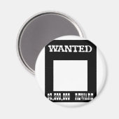 Wanted White The Museum Zazzle Gift マグネット (正面/裏面)