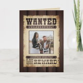 Wanted Whole Western Posterバレンタイン カード (正面)