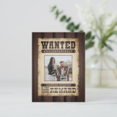 Wanted Whole Western Posterバレンタイン ポストカード (スタンド正面)