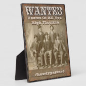 Wanted's素朴Hashtagディスプレ結婚イポスター フォトプラーク (側面)