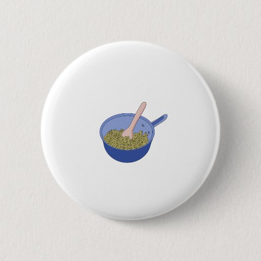 WAPマカロニのポット 缶バッジ (正面)