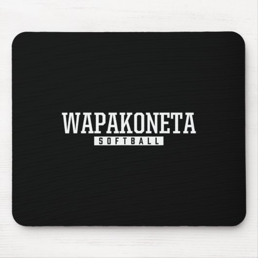 Wapakoneta High School Softll  マウスパッド (正面)