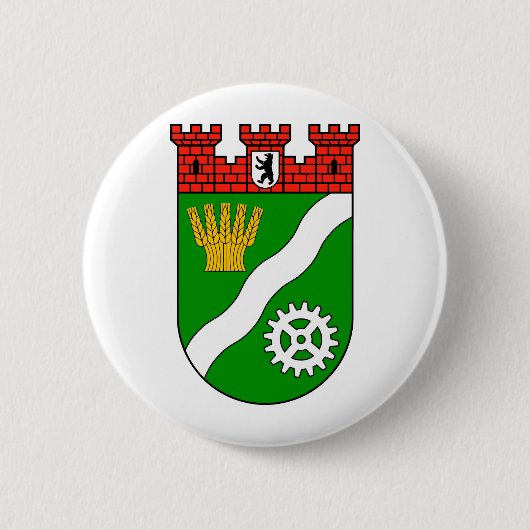 Wappen Berlin Marzahn-Hellersdorf 缶バッジ (正面)