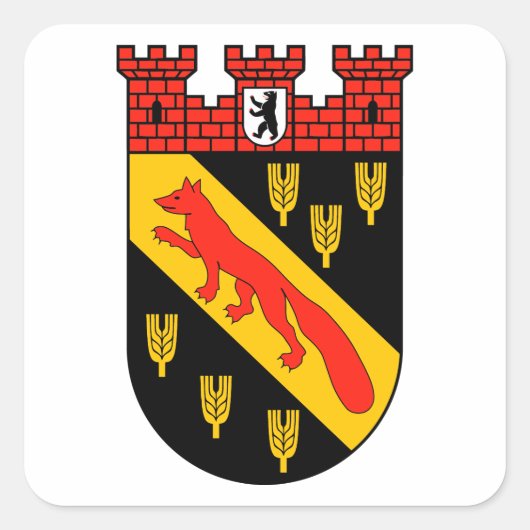 Wappen Berlin-Reinickendorf スクエアシール (正面)