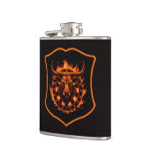 Wappen Dartboard Stier Darts Dartkunst フラスク (左)