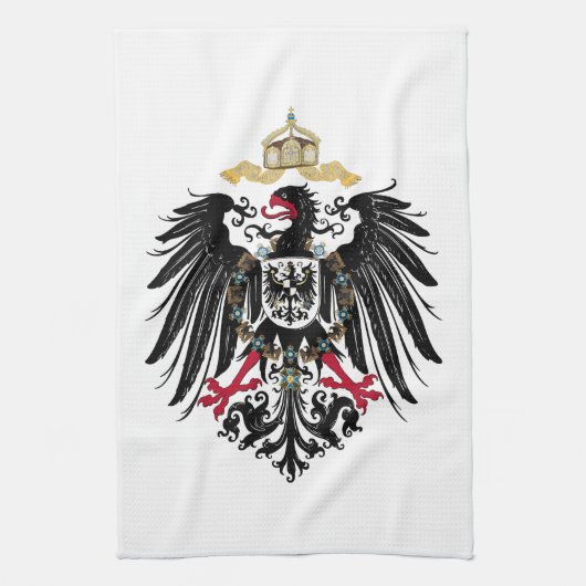 Wappen Deutsches Reich 1889 Reichsadler キッチンタオル (縦)