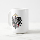 Wappen Deutsches Reich 1889 Reichsadler コーヒーマグカップ (正面左)
