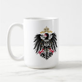 Wappen Deutsches Reich 1889 Reichsadler コーヒーマグカップ (左)
