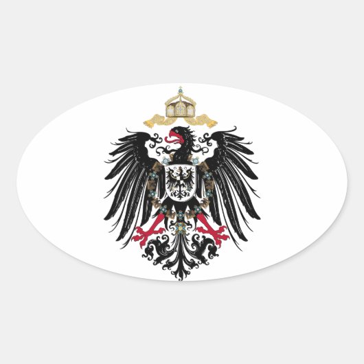 Wappen Deutsches Reich 1889 Reichsadler 楕円形シール (正面)