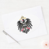 Wappen Deutsches Reich 1889 Reichsadler 楕円形シール (封筒)