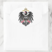 Wappen Deutsches Reich 1889 Reichsadler 楕円形シール (バッグ)