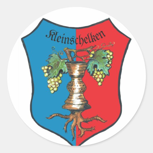 Wappen Kleinschelken ラウンドシール (正面)