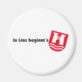 Wappen Österreich Oberösterreich In Linz beginnt´s マグネット