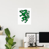 Wappen Panther Steiermark Österreich  ポスター (ホームオフィス)