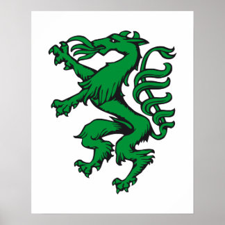 Wappen Panther Steiermark Österreich  ポスター
