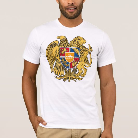 Wappen Republic Armenia Armenien Männer Shirt Tシャツ (正面)