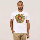 Wappen Republic Armenia Armenien Männer Shirt Tシャツ (正面フル)