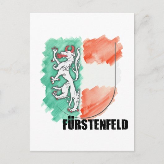 Wappen Steiermark Aquarell Fürstenfeld ポストカード (正面)