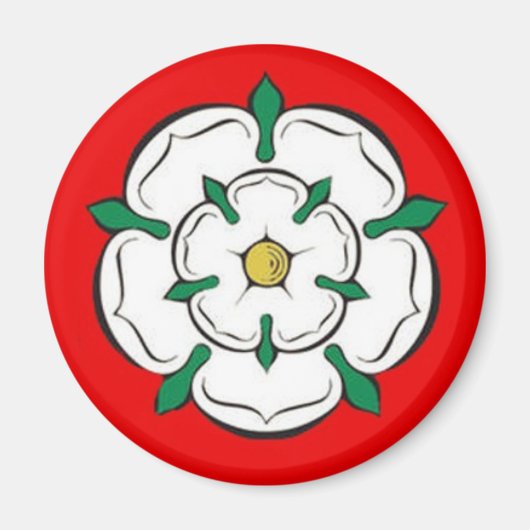 Wappenrose Rosenheim マグネット (正面)